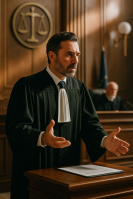 Congé du bail commercial : avocat en robe présentant l'acte à Marseille
